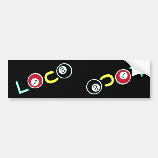 Loco ~ Bumper Stickers Bildekal (Framsidan)