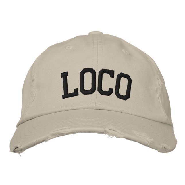 Loco Embroized Hat Broderad Keps (Framsida)
