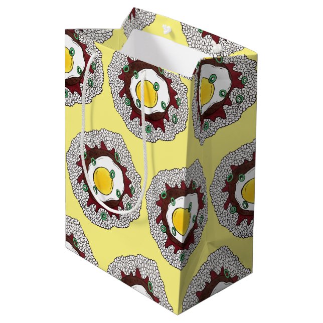 Loco Moco Hawaiian Cuisine Food Ris Hamburger Egg (Baksidan Vinklad)