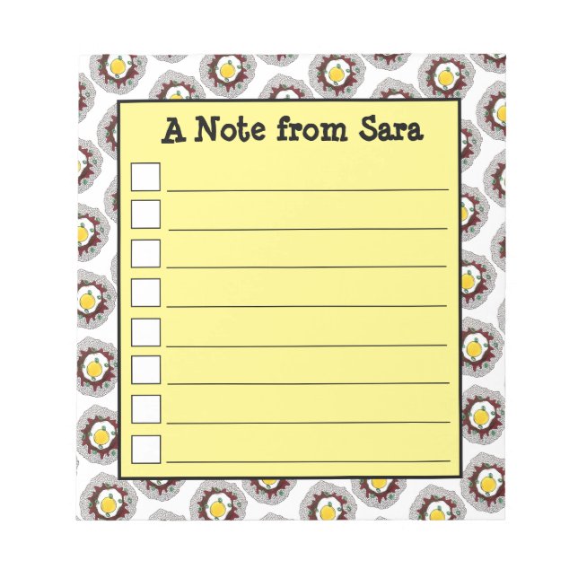 Loco Moco Hawaiian Cuisine Food Ris Hamburger Egg Anteckningsblock (Framsida)