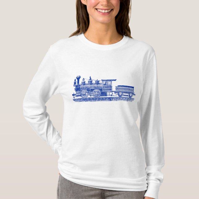 Locomotive 02 - Navy Blue T-shirt (Framsida)