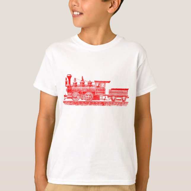 Locomotive 02 - Red Tee Shirt (Framsida)