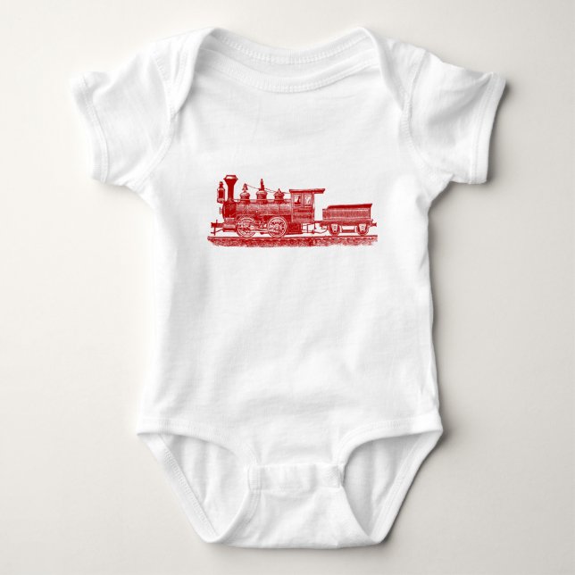 Locomotive 02 - Ruby Red Tee Shirt (Framsida)