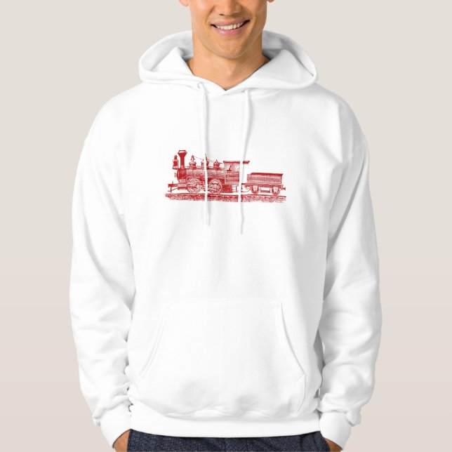 Locomotive 02 - Ruby Red Tröja Med Luva (Framsida)