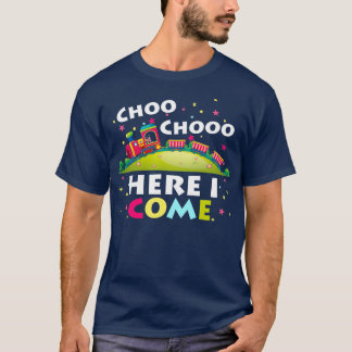 Locomotive Choo Boys Girls Railroad T Shirt