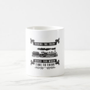 Locomotive Railroad Tåg Tåg Driver Gift Idea Kaffemugg
