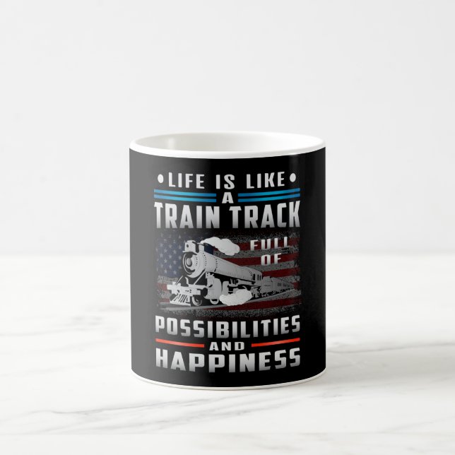 Locomotive Tåg Driver Railroad Tåg Funny Gift Kaffemugg (Center)