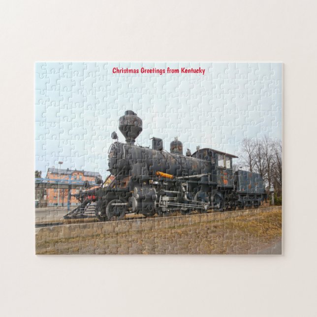 Locomotive Tåg Kentucky. Jigszle Puzzle Pussel (Horisontell)