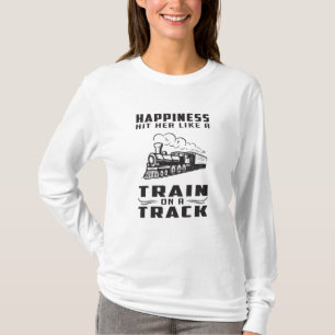 Locomotive Tåg Railroad Tåg Driver Gift Idea T Shirt