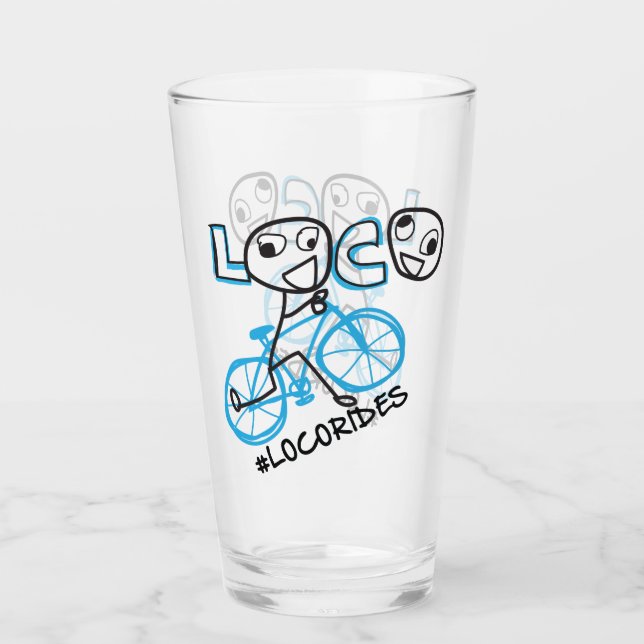 LOCORides pint glas (Framsida)