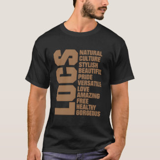 Locs firande naturligt hår t shirt
