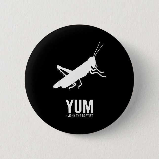 Locust John The Baptist Funny Christian New Testam Knapp (Framsida)