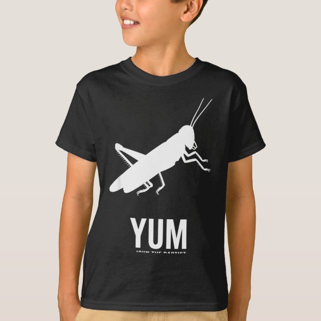 Locust John The Baptist Funny Christian New Testam T Shirt (Framsida)