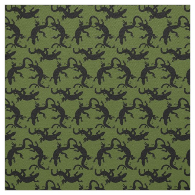 Lödar Art Fabric Reptile Ligua Mönster Fabrics Tyg (Provkarta)