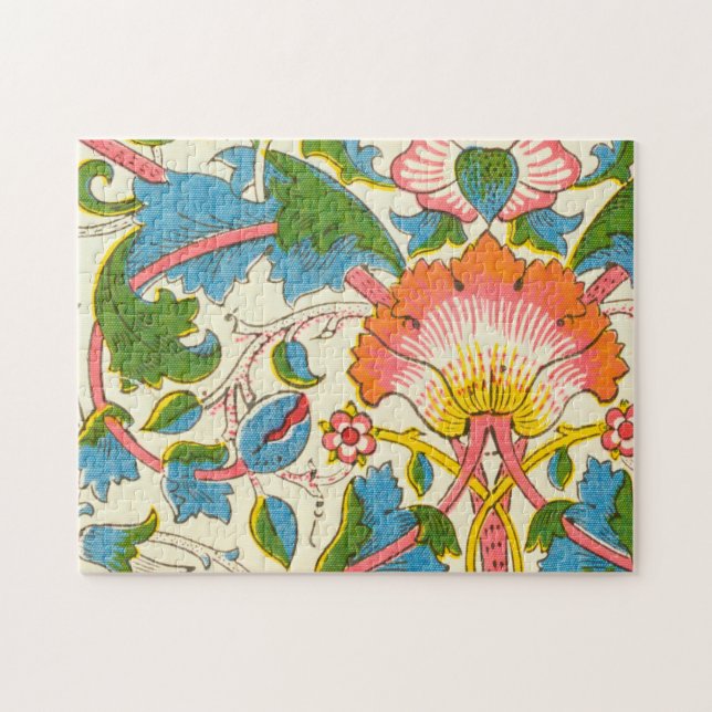 Lodden Ro (av William Morris) Pussel (Horisontell)