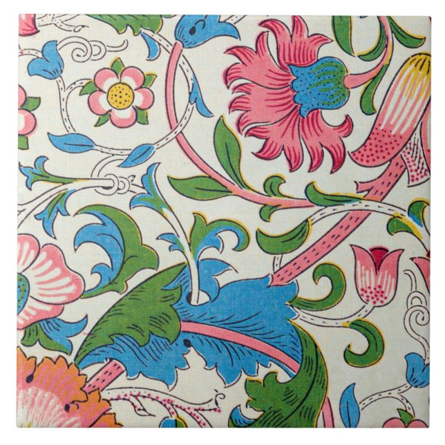 Lodden, William Morris Kakelplatta (Framsidan)