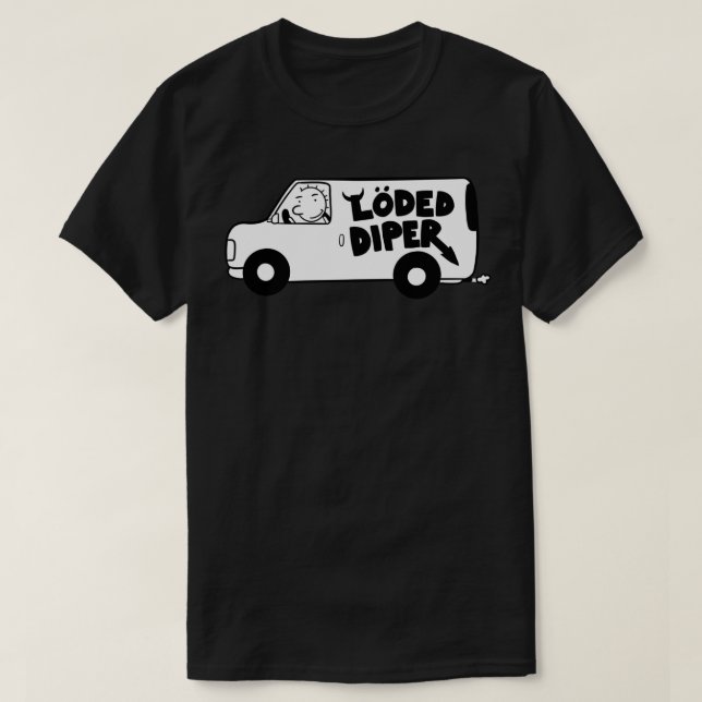 Loded Diper van Sticker T Shirt (Design framsida)