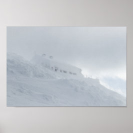 Lodge Draga Karolina på det stora planet Snežnik S Poster