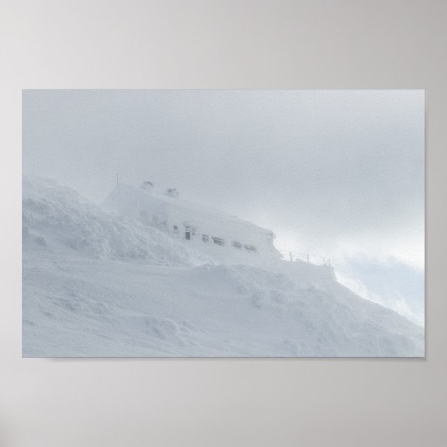 Lodge Draga Karolina på det stora planet Snežnik S Poster (Framsidan)