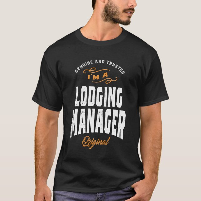 Lodging Manager T Shirt (Framsida)