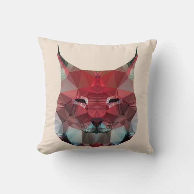 Lodjuret dämpar kudde (Framsida)