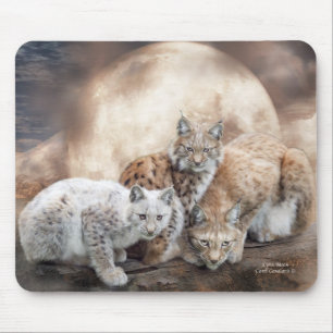 Lodjurmånekonst Mousepad Musmatta