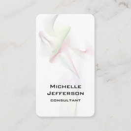 Lodrät Abstrakt Kurvor Modern Stil Trendig Visitkort