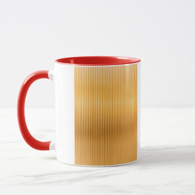 lodrät amarillo mugg (Vänster)