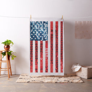 lodrät american flagga-struktur tyg