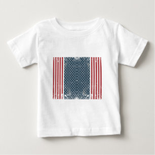 lodrät American flagga Tee Shirt