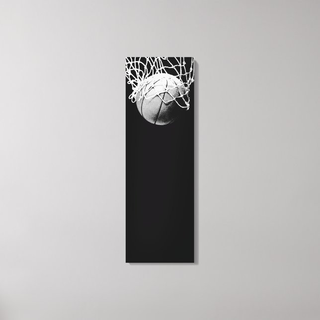 Lodrät Basketball Wrapped Canvas (Framsida)