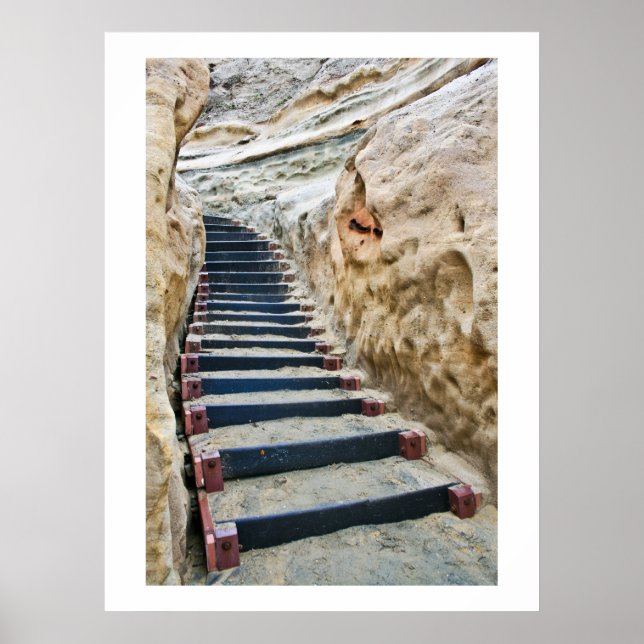 Lodrät Beach Stairway Poster (Framsidan)
