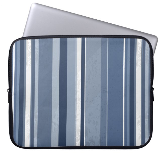 Lodrät Blue Rand Laptop Sleeve (Framsidan)