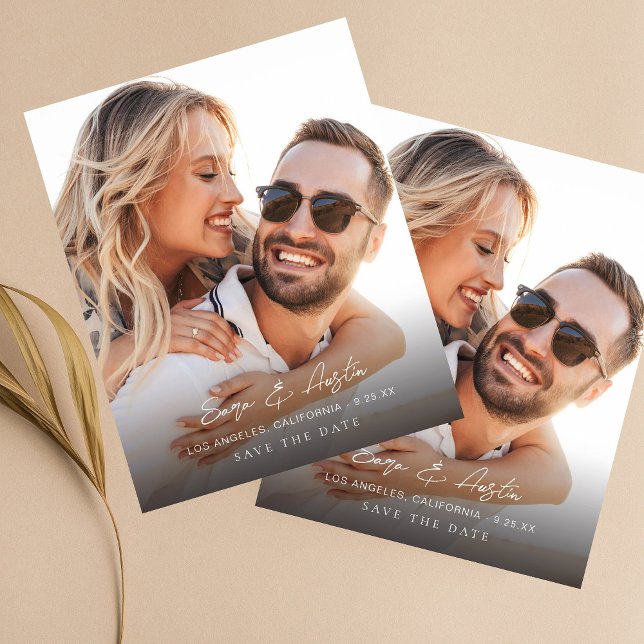 Lodrät BudgetMOD Calligraphy Photo Spara datum Flygblad (Skapare uppladdad)