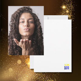 Lodrät Class of 2024 Student Photo Keepsak Tack Kort