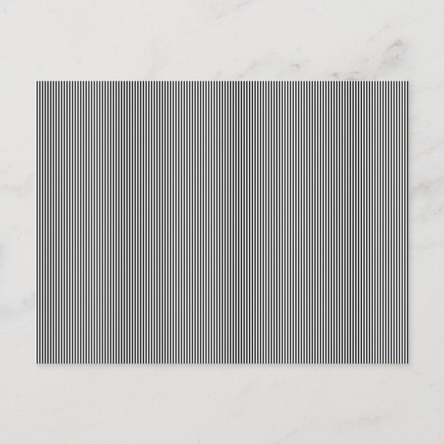 Lodrät Design One Meddelande Vykort (Framsida)