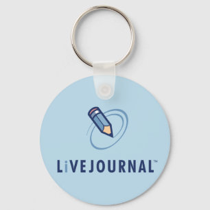 Lodrät för LiveJournal-Logotyp Nyckelring