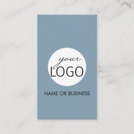 Lodrät för Logotyp av ljusblå Professionell i QR-k Visitkort