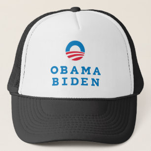 Lodrät för Obama Biden "nolla-" logotyp (färg) Keps