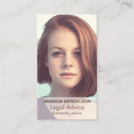 Lodrät-fotomall Visitkort