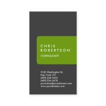 Lodrät Grått White Grönt Rand Affärskort