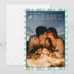 Lodrät Hashtag #BLESSED Play Turcos Julkort