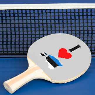 Lodrät I Kärlek Estland / I Hjärta Estland estnisk Pingisracket