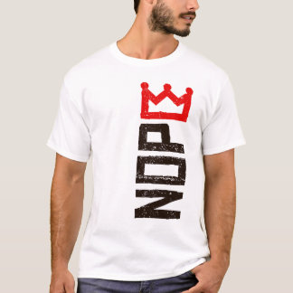 Lodrät inget Kung-protesttecken T Shirt