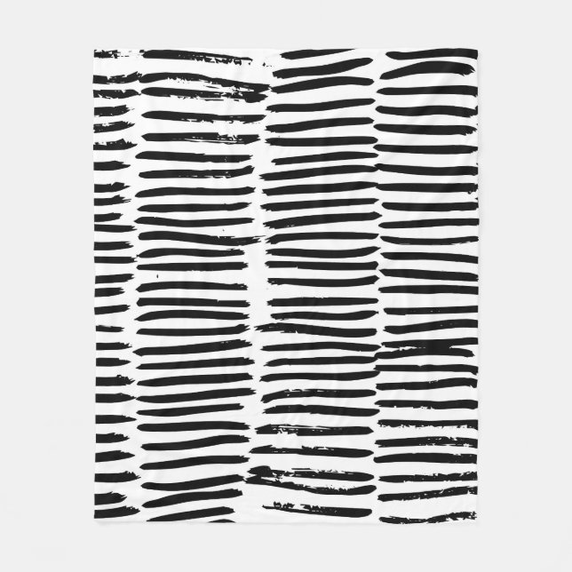 Lodrät Inslag: Hand-Drawn Seamless Stil. Fleecefilt (Framsidan)
