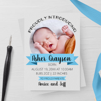 Lodrät introducerar med stolthet födelseanmälan meddelande