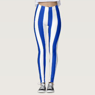 Lodrät Israel National Flagga Stripe Leggings