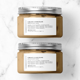 Lodrät Line Add Your Brand Modern Ingredients Adressetikett