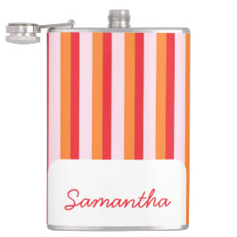 Lodrät linjer personlig rand fickplunta