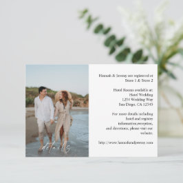 Lodrät MED Modet FOTO & Calligraphy 3 Tilläggskort